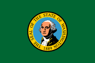 USA-WA bandera