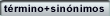 t�rmino+sin�nimos
